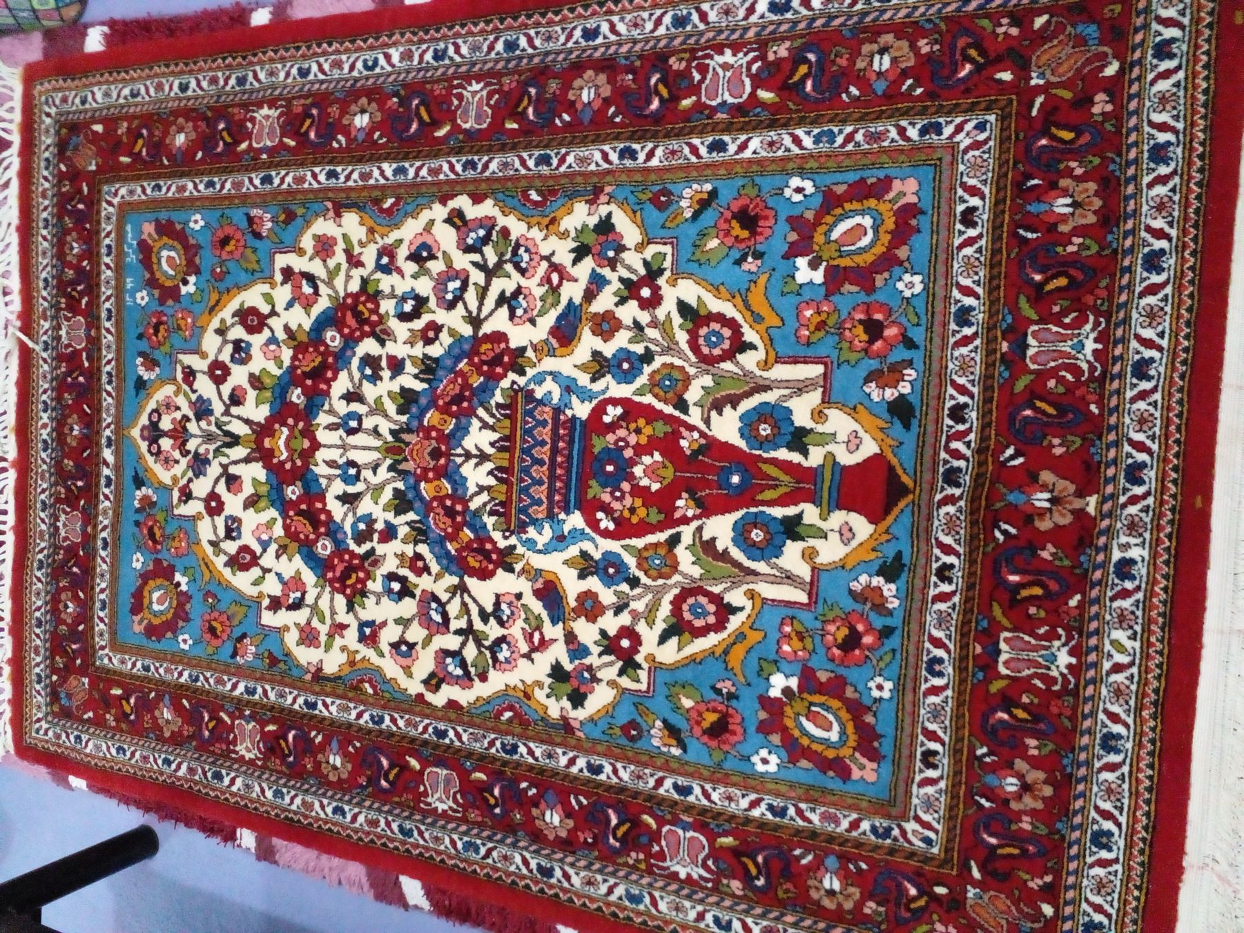 ثبت قالیچه دستباف